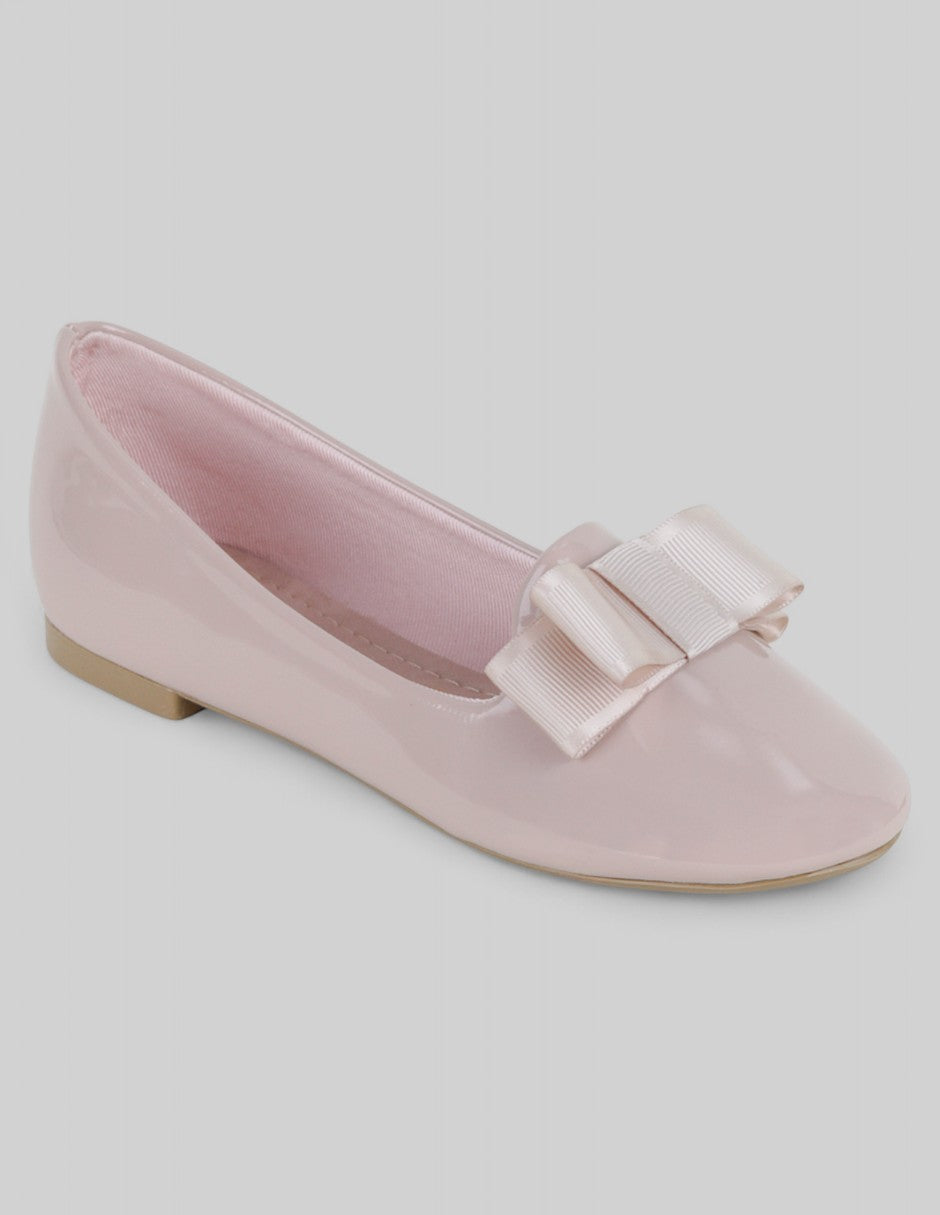 Flats Kids  en Charol – Rosa