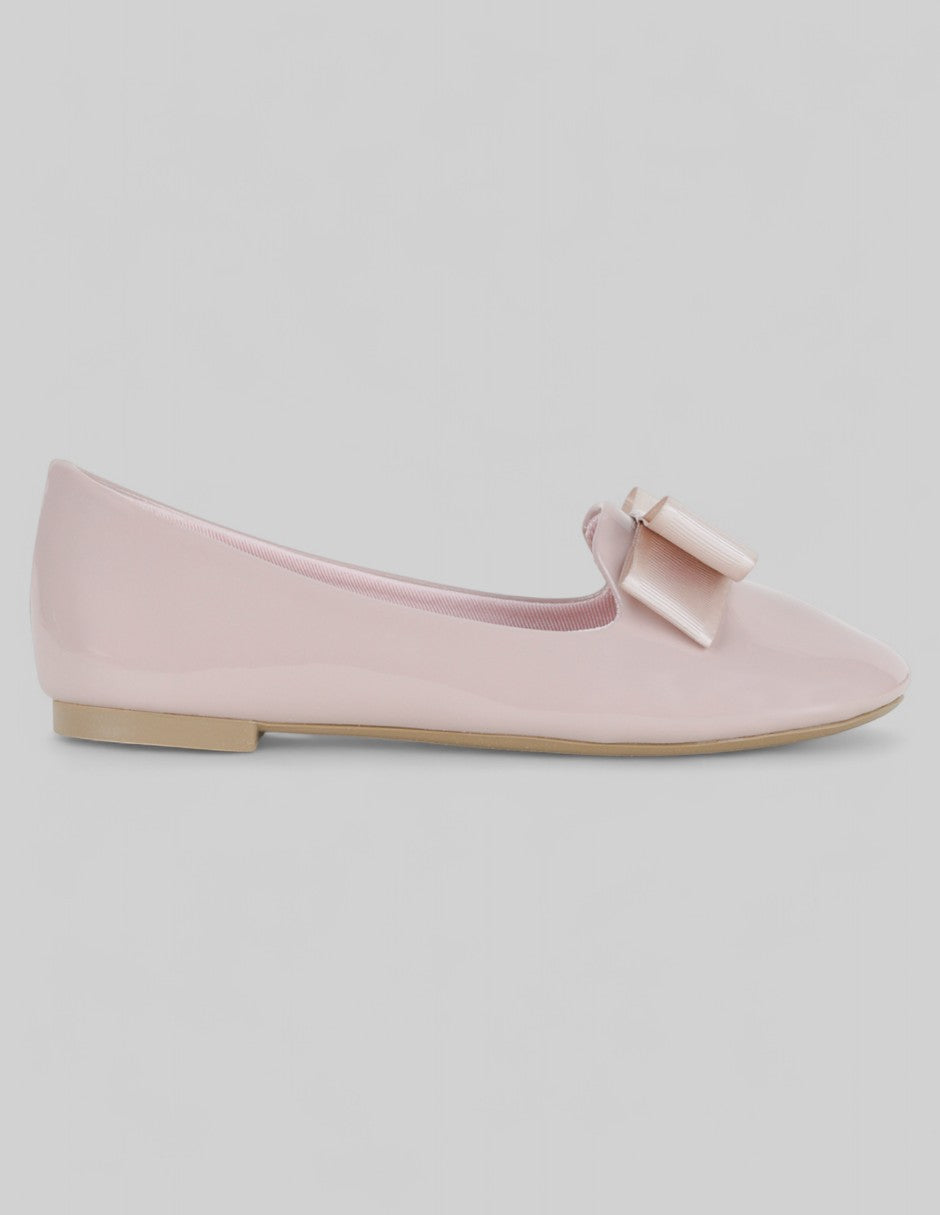 Flats Kids  en Charol – Rosa