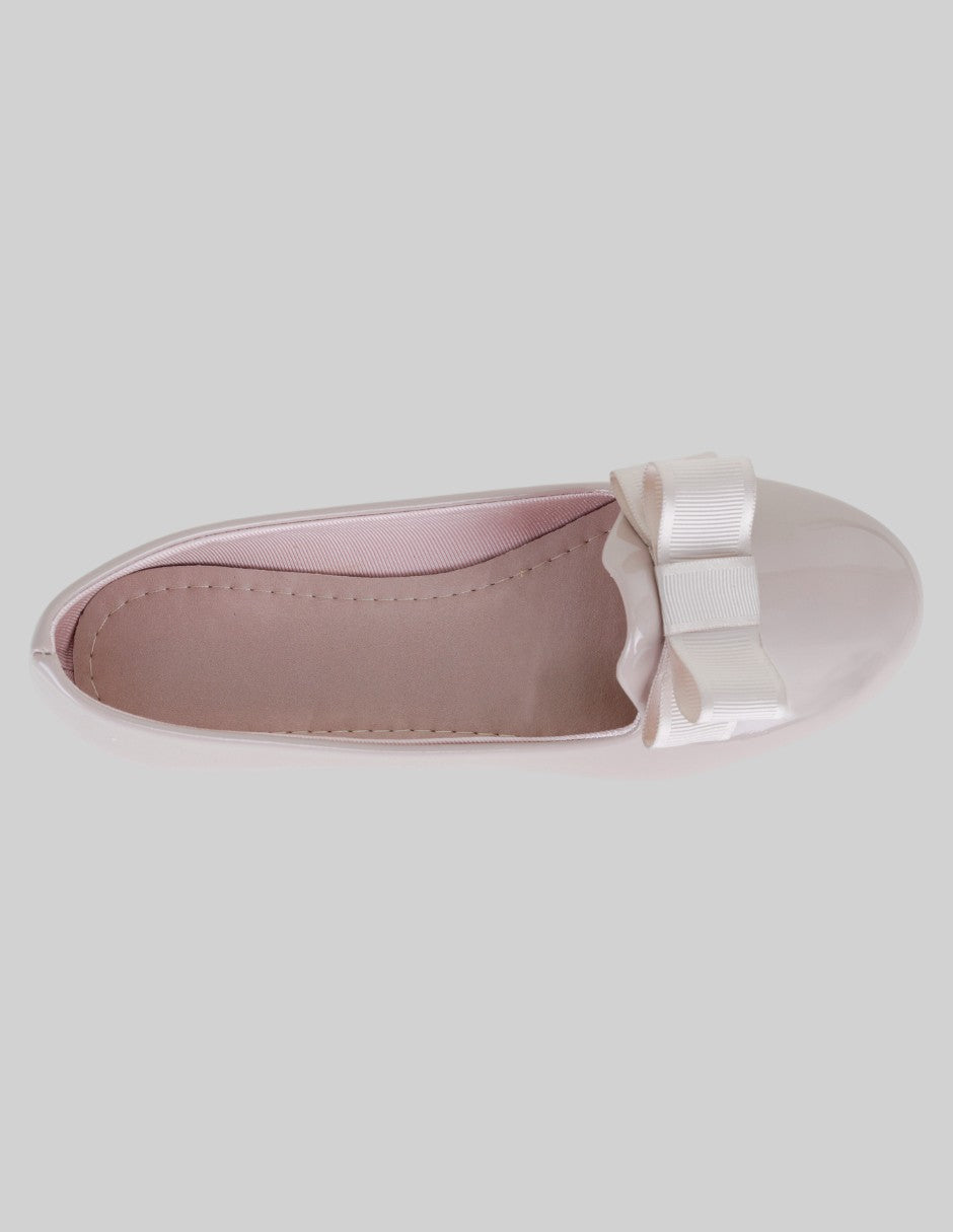 Flats Kids  en Charol – Rosa