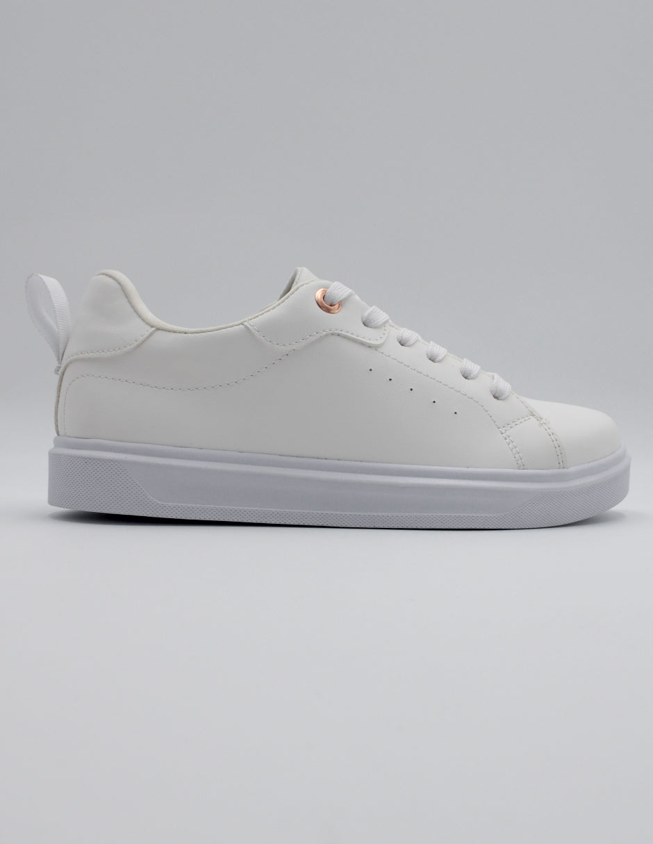 Tenis con cordones Urbany en Sintético – Blanco