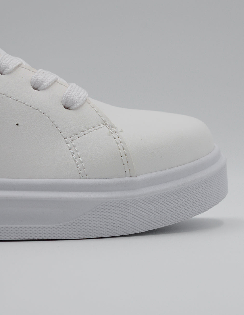 Tenis con cordones Urbany en Sintético – Blanco