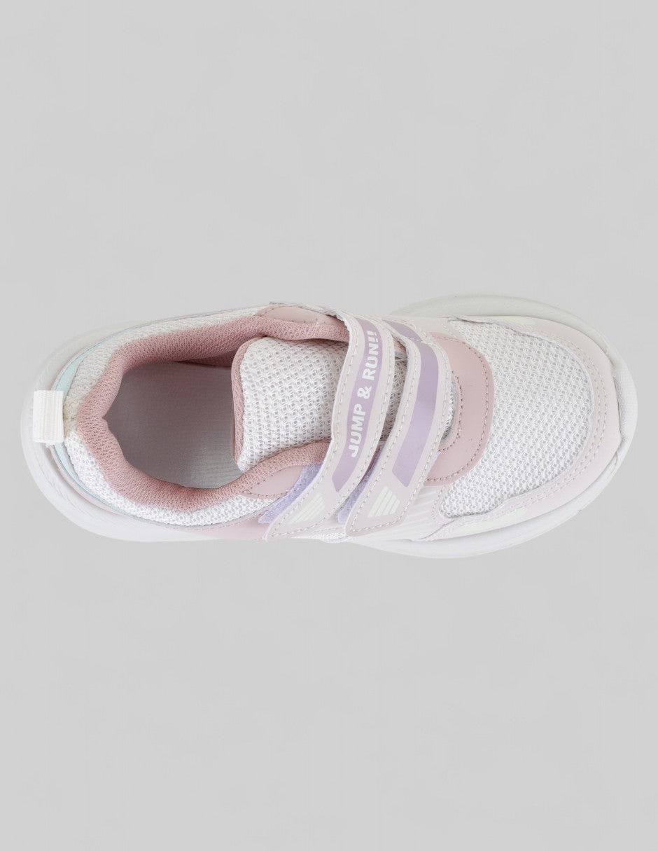 Tenis Kids  en Sintético – Beige