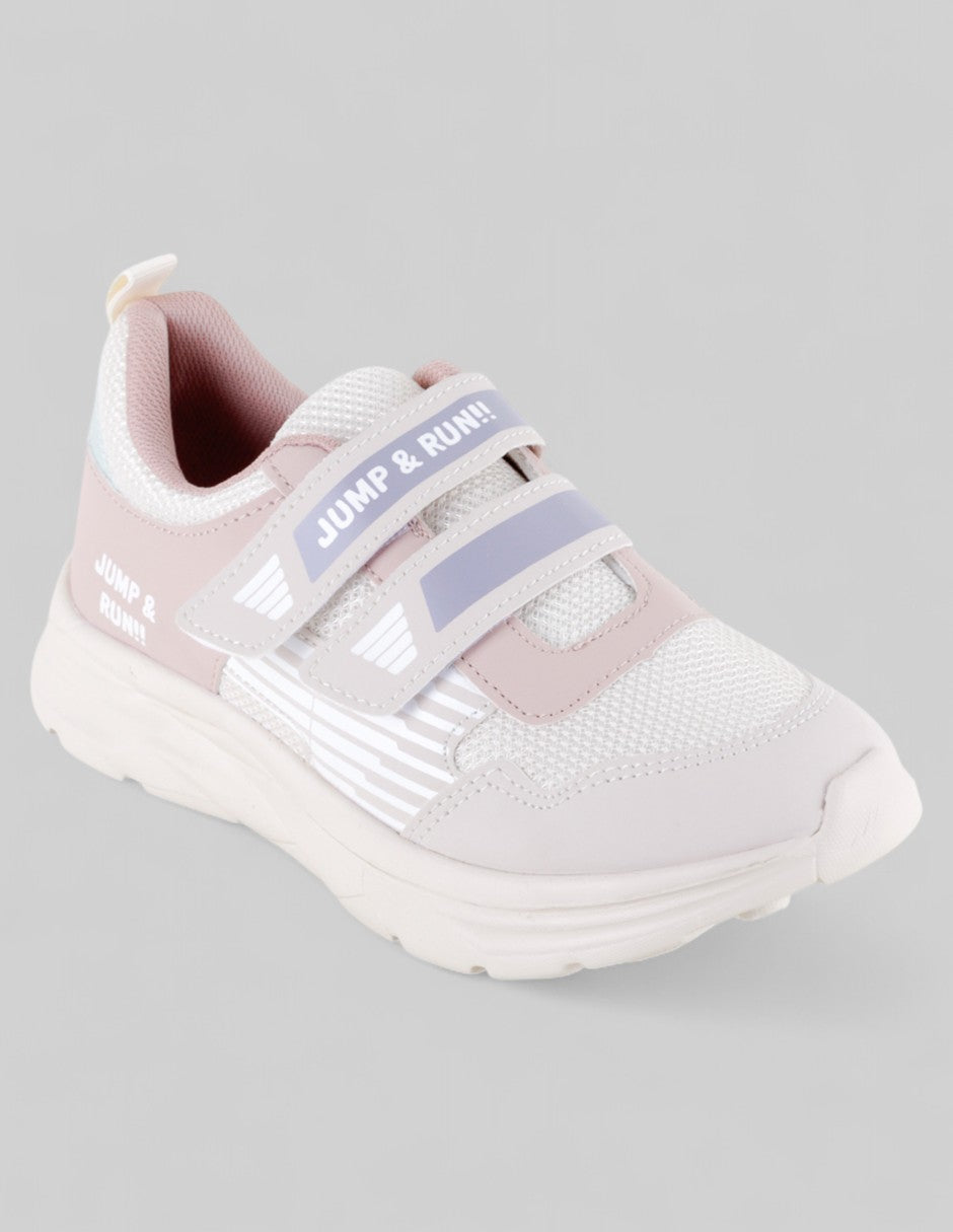 Tenis Kids  en Sintético – Beige