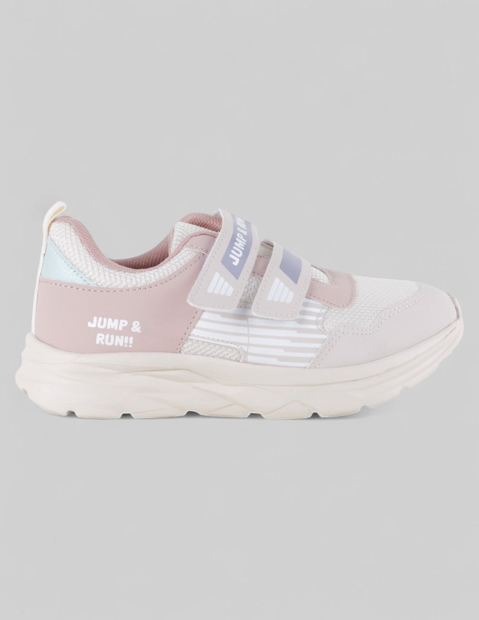 Tenis Kids  en Sintético – Beige