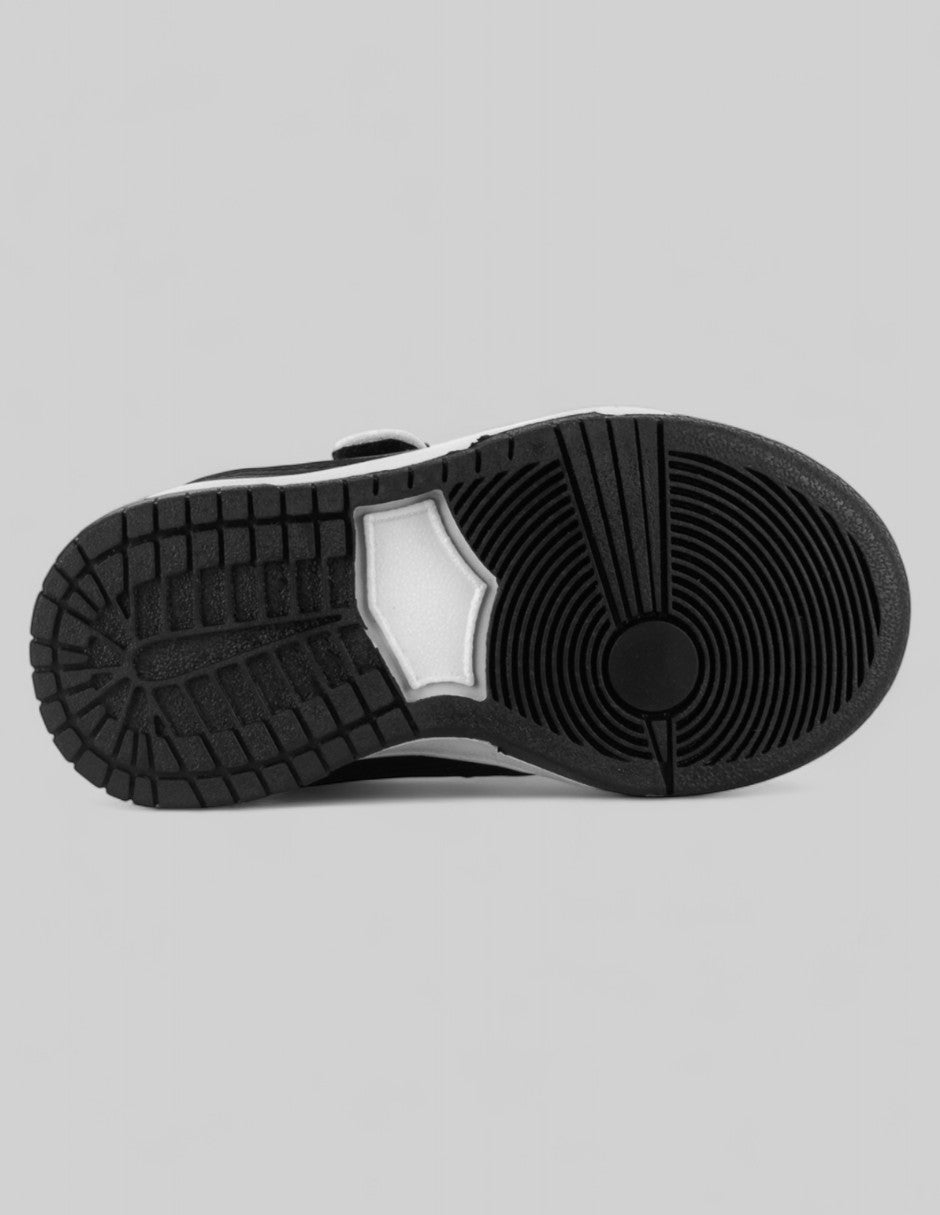 Tenis Kids  en Piel vegana – Negro