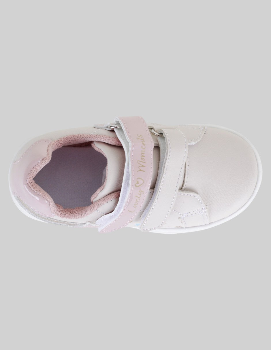 Tenis Kids  en Sintético – Beige