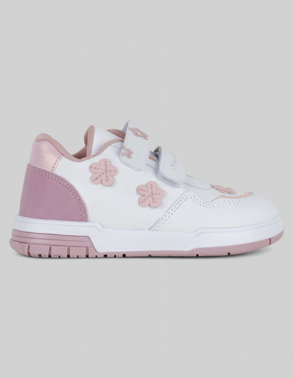 Tenis Kids  en Sintético – Blanco