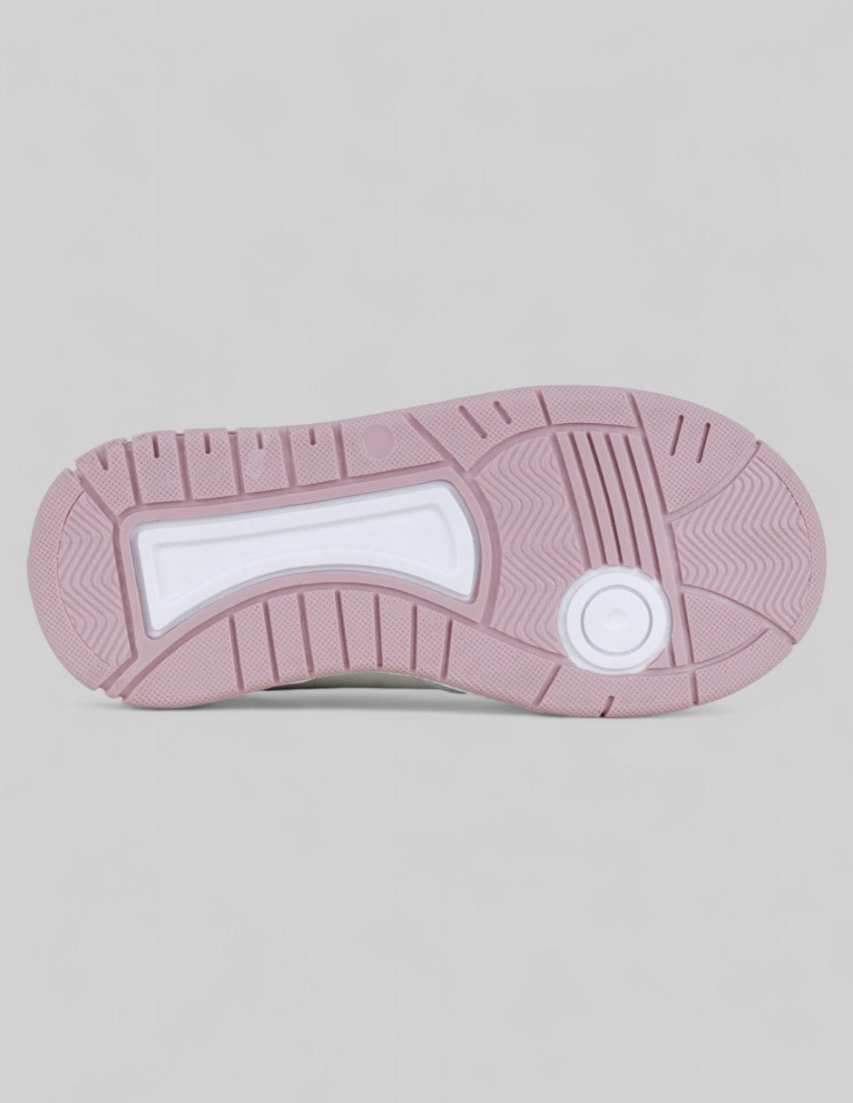 Tenis Kids  en Sintético – Blanco