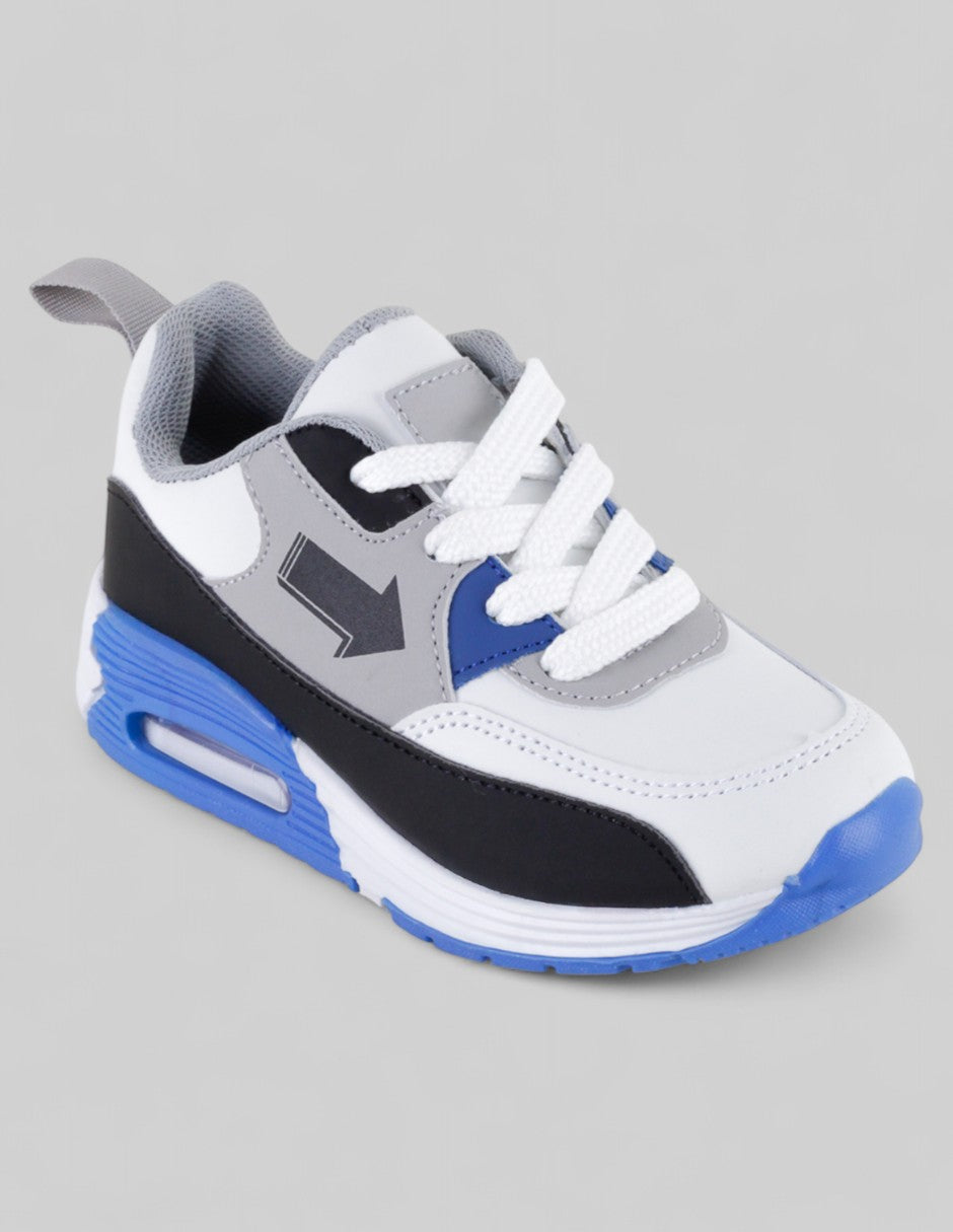 Tenis Kids  en Piel vegana – Blanco
