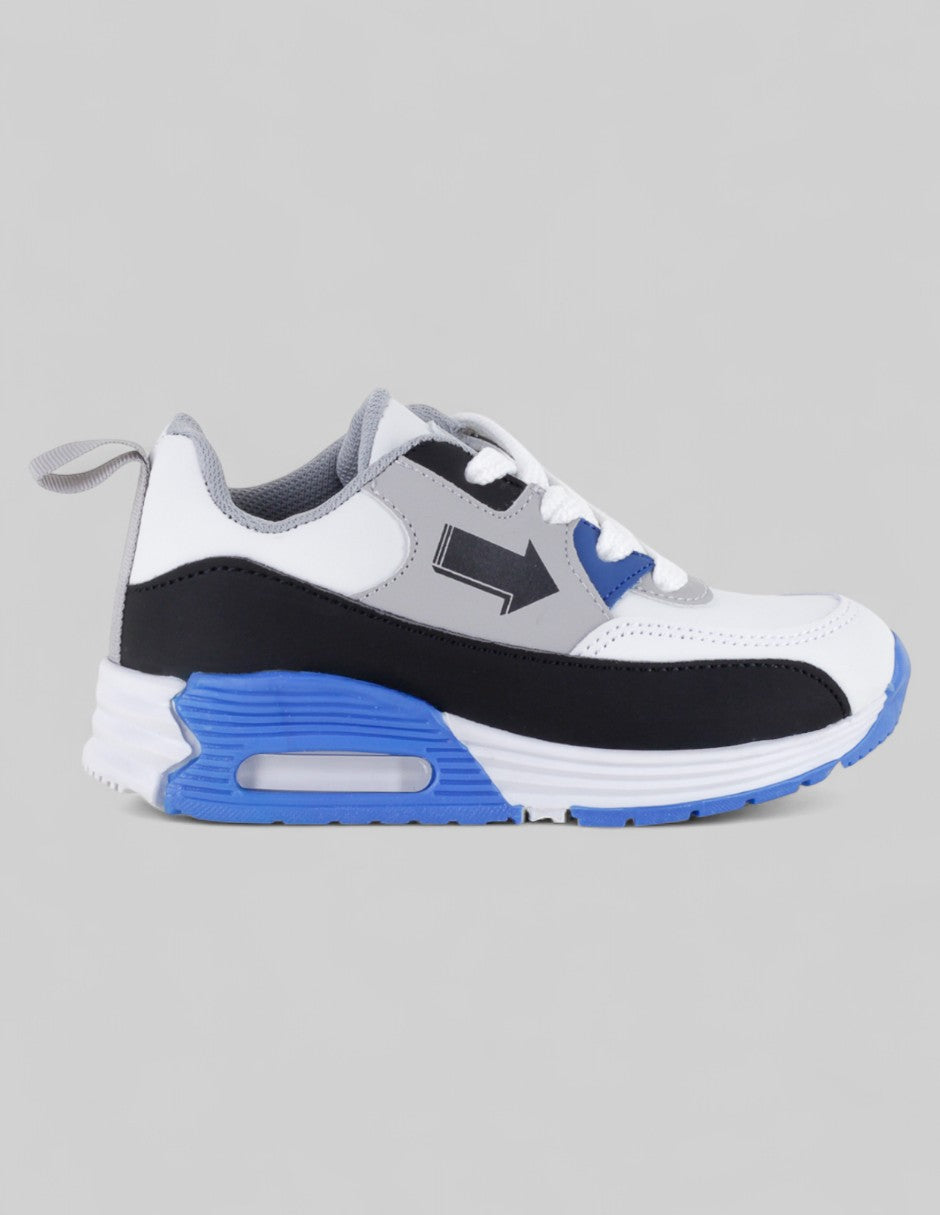 Tenis Kids  en Piel vegana – Blanco