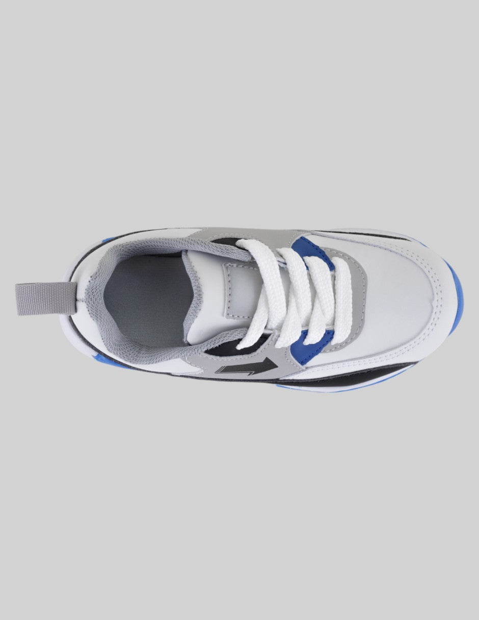 Tenis Kids  en Piel vegana – Blanco
