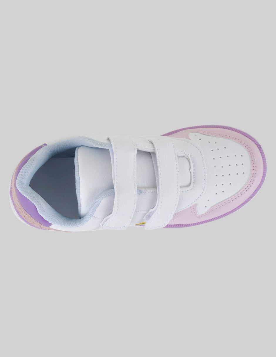 Tenis Kids  en Piel vegana – Multicolor