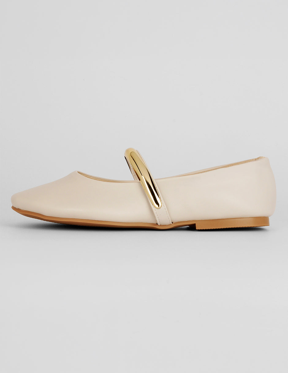 Mary jane Exterior Sintético Color Late Para Mujer De RBBASICS