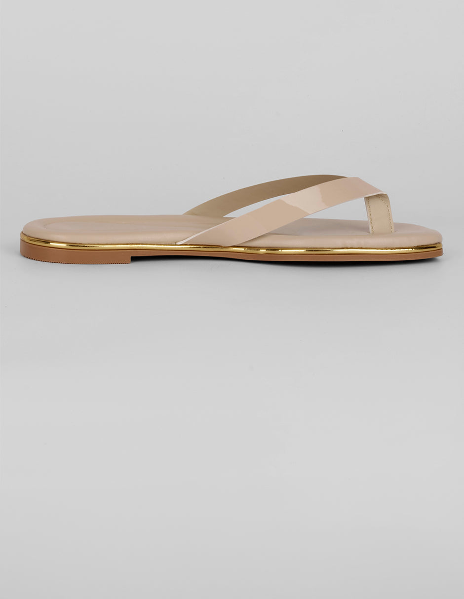 Sandalias de piso Soft en Sintético – Latte