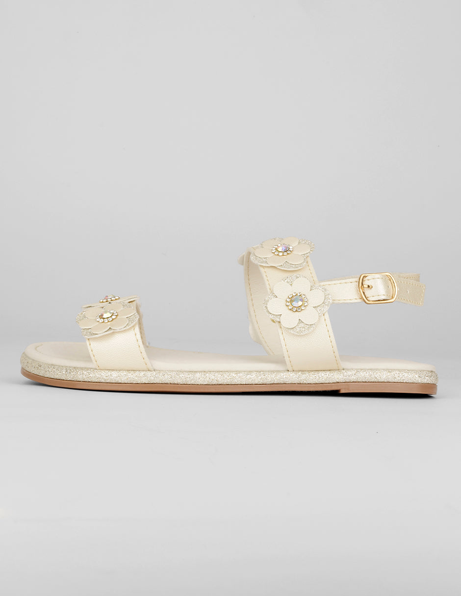 Sandalias Kids en Sintético – Latte