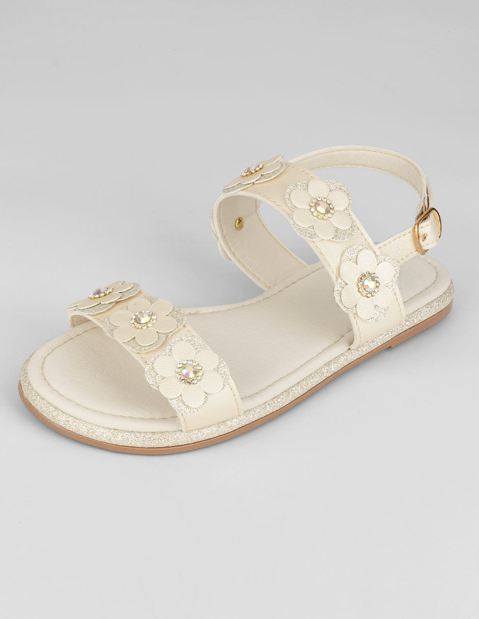 Sandalias Kids en Sintético – Latte