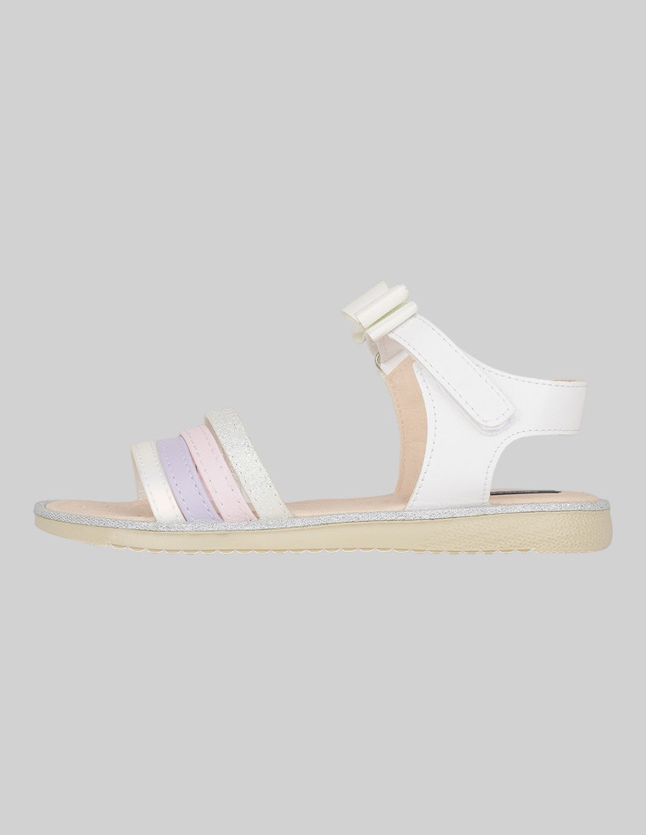 Sandalias Exterior Piel vegana Color Blanco Para Niña De RBCOLLECTION