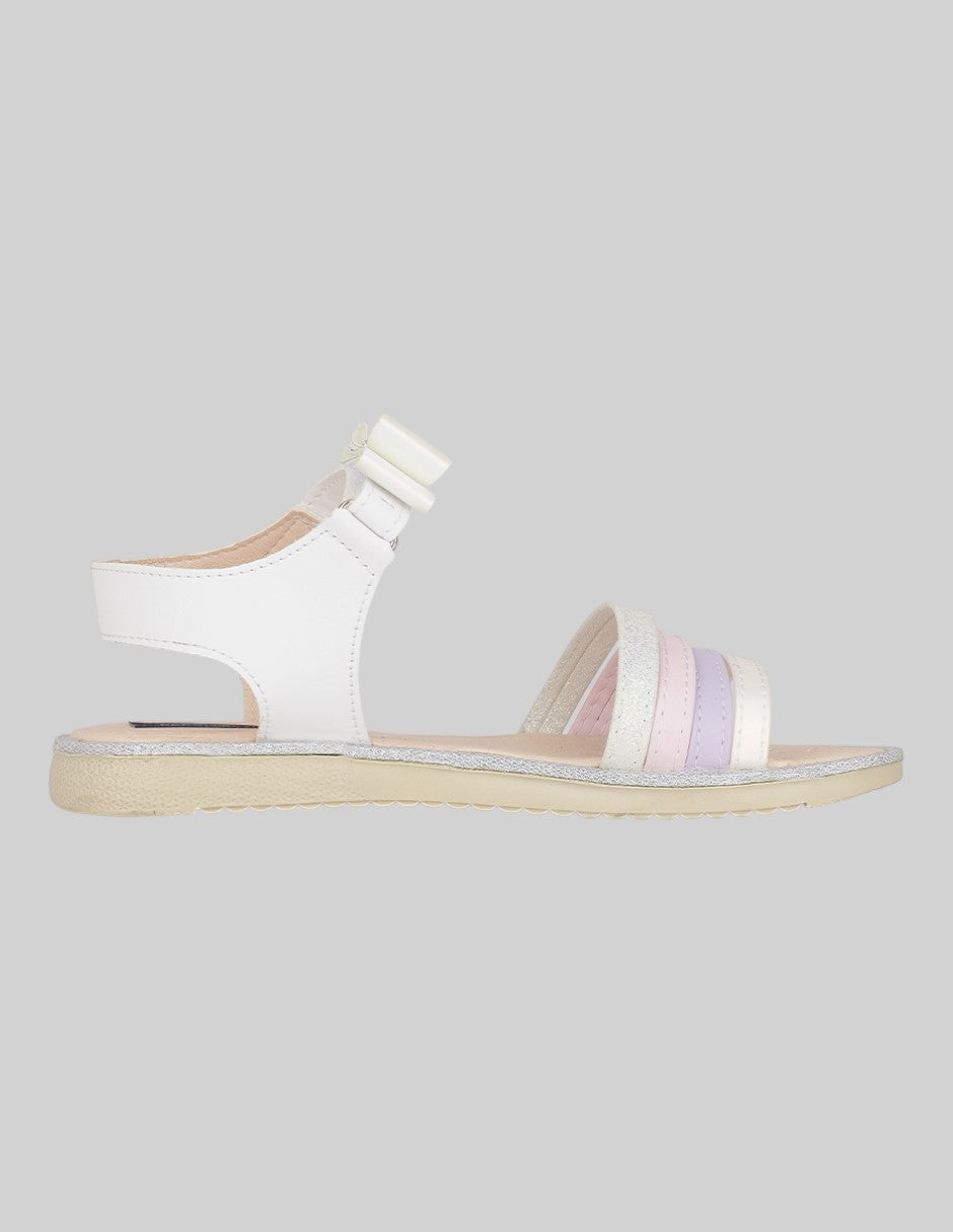 Sandalias Kids en Piel vegana – Blancos