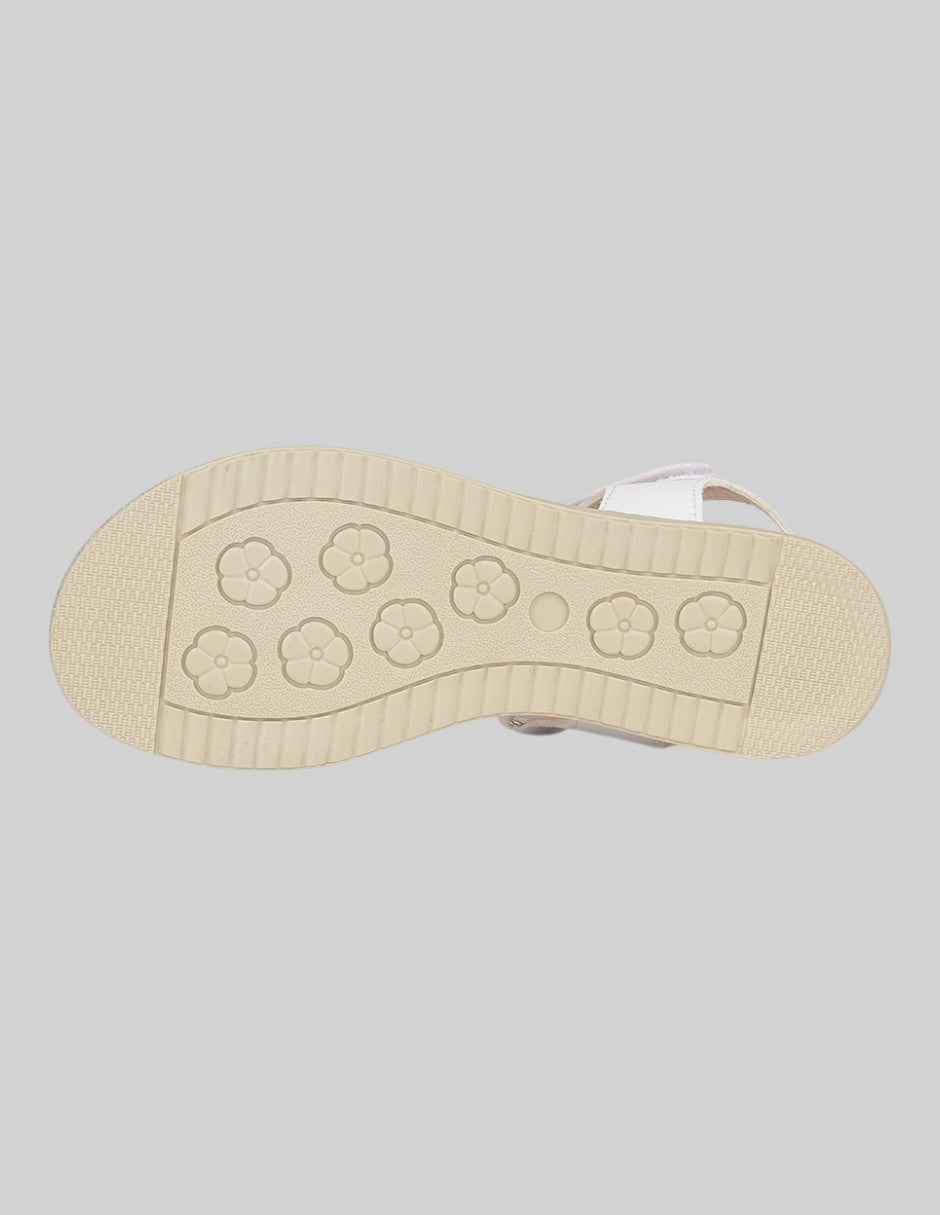Sandalias Kids en Piel vegana – Blancos