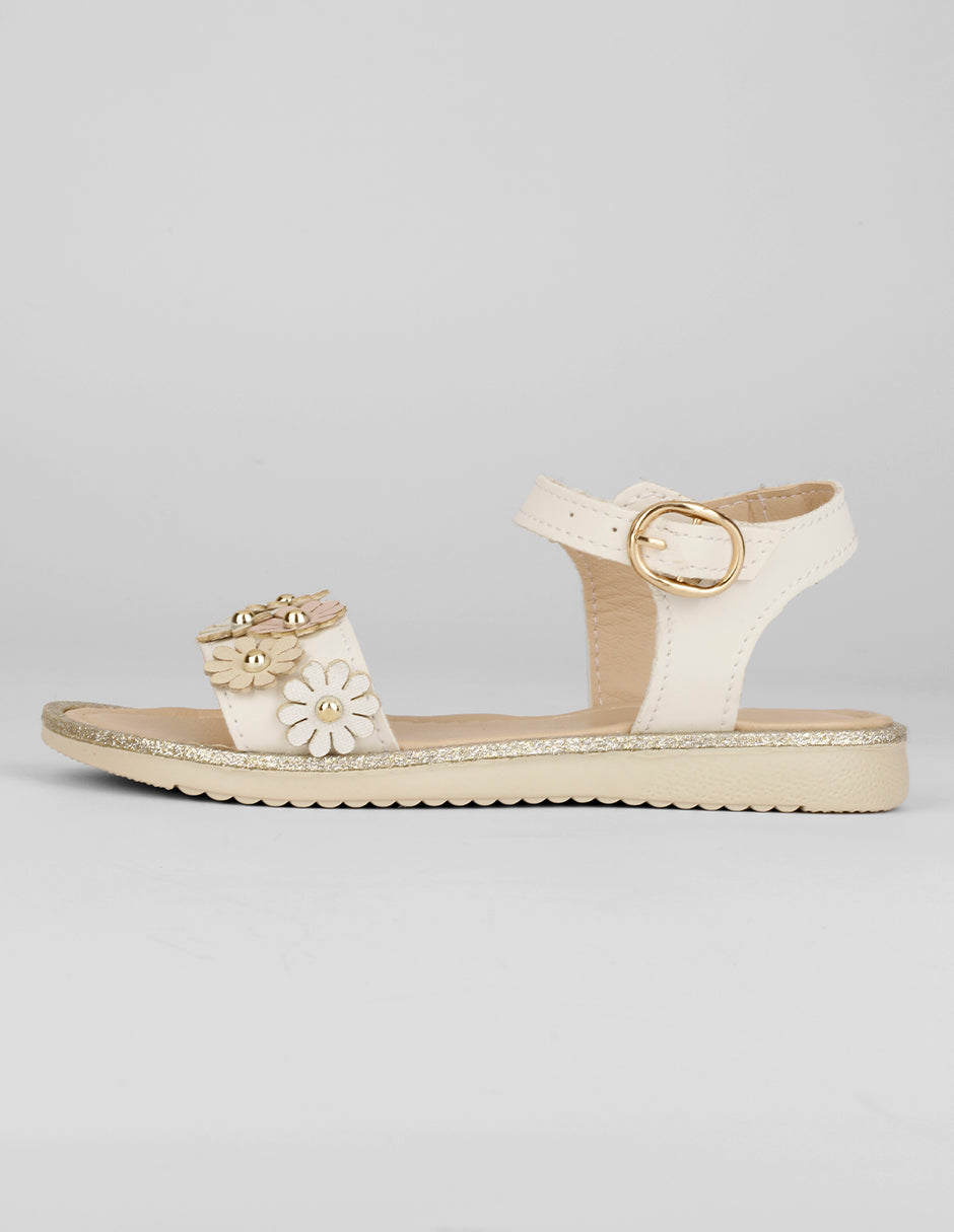 Sandalias Kids en Piel vegana – Beige