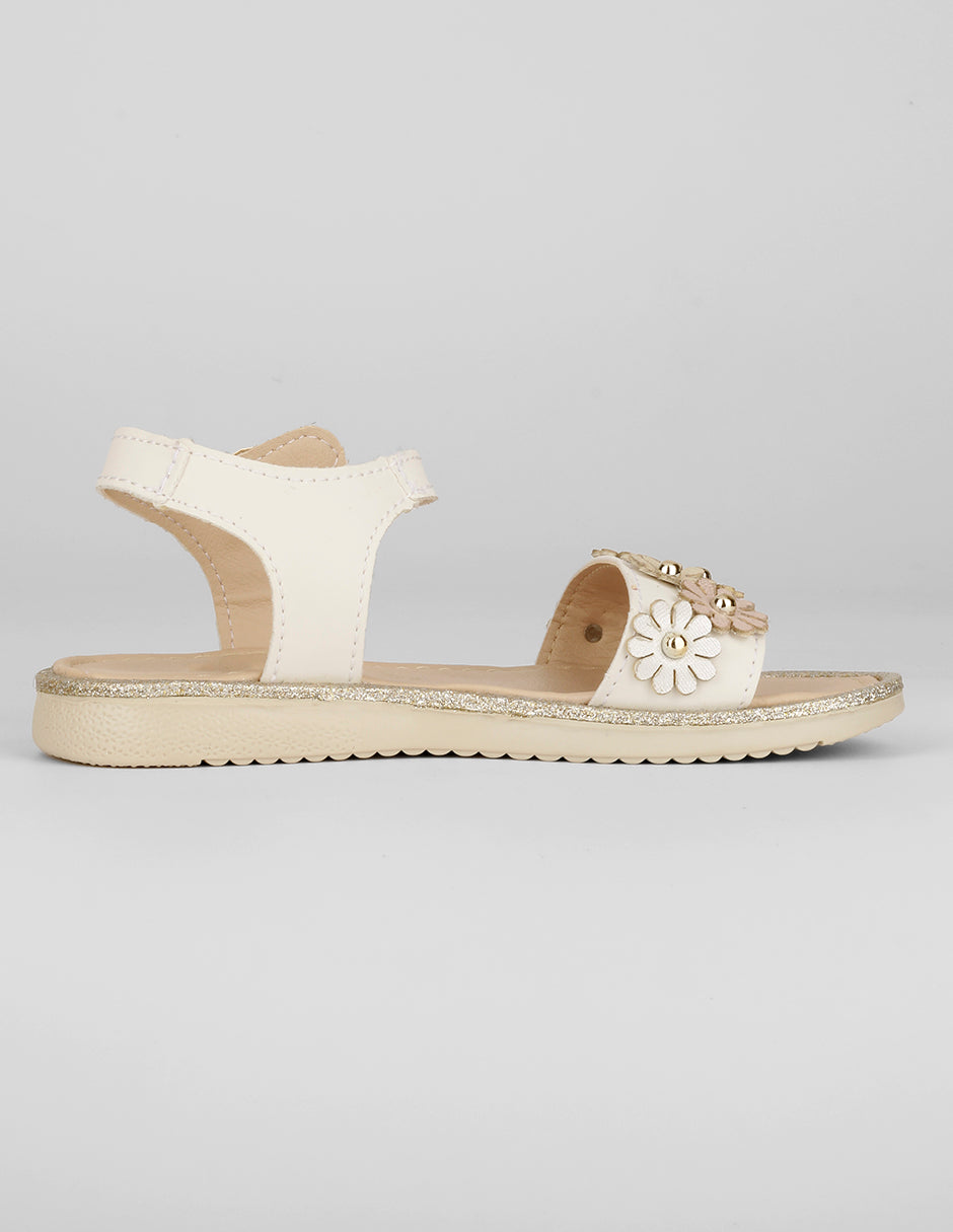 Sandalias Kids en Piel vegana – Beige