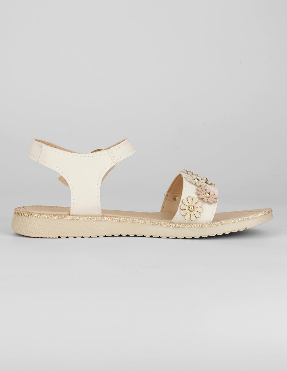 Sandalias Kids en Piel vegana – Beige
