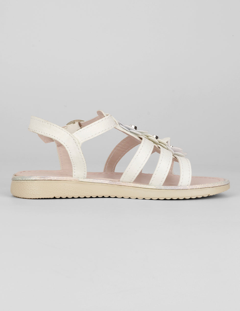 Sandalias Kids en Sintético – Blanco