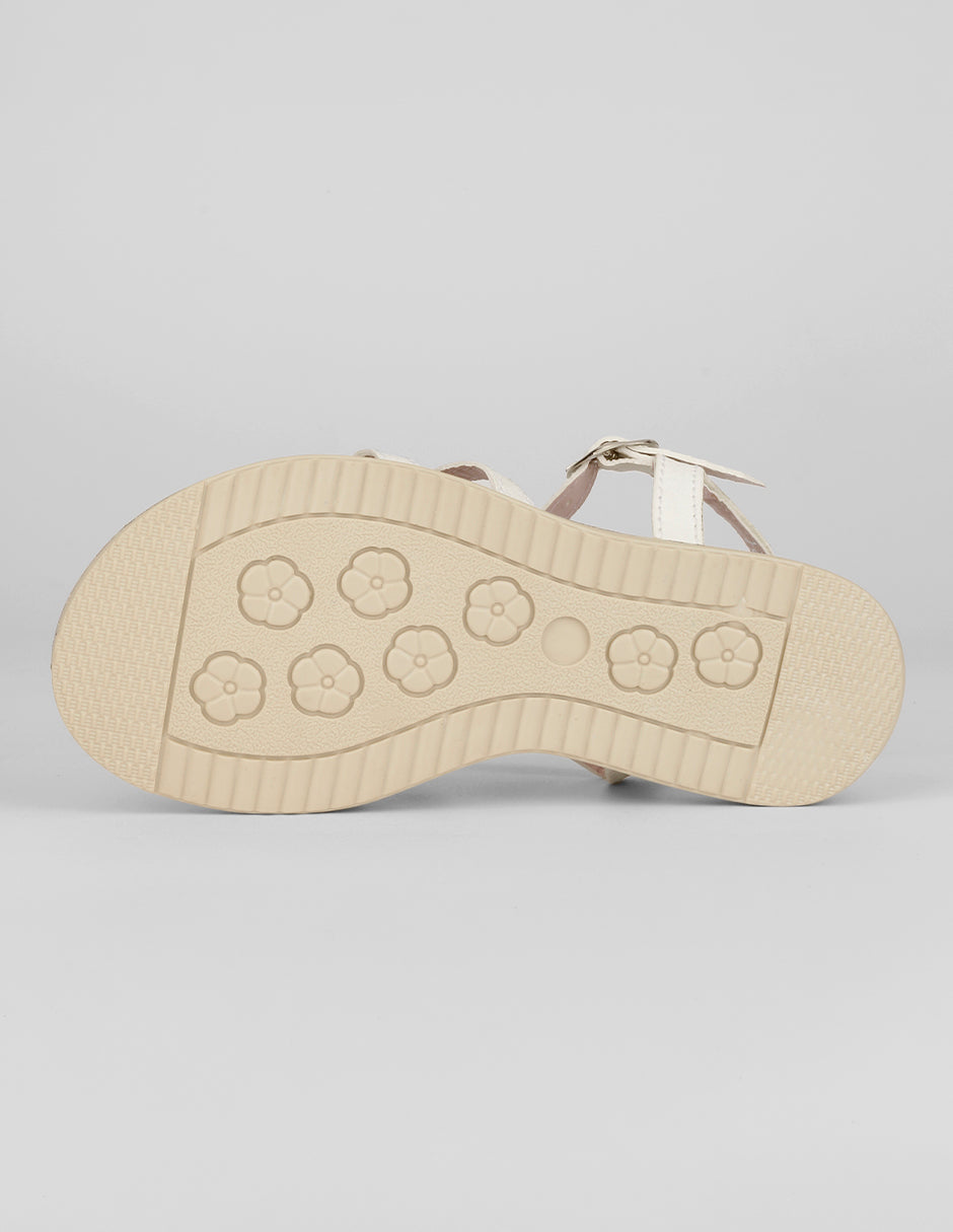Sandalias Kids en Sintético – Blanco