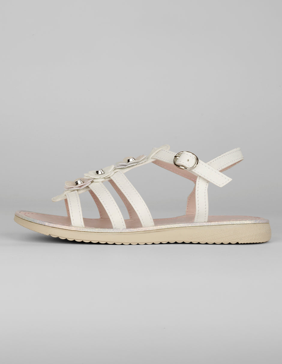 Sandalias Kids en Sintético – Blanco