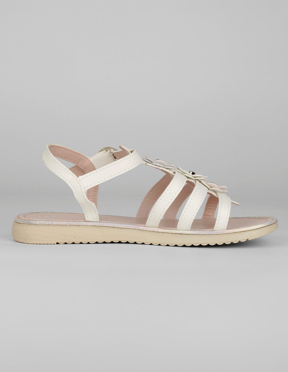 Sandalias Kids en Sintético – Blanco