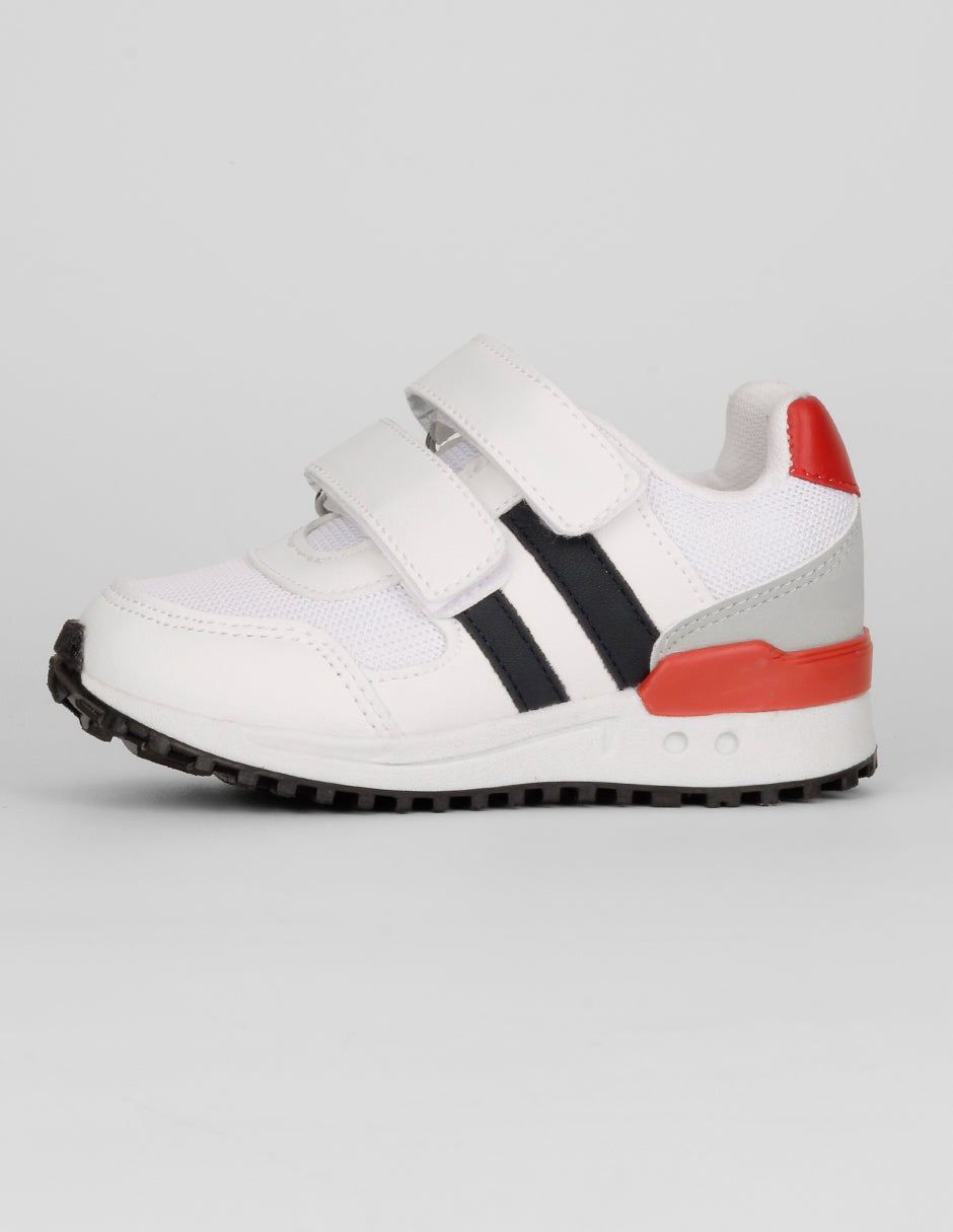Tenis Exterior Textil Color Blanco Para Niño De RBCOLLECTION