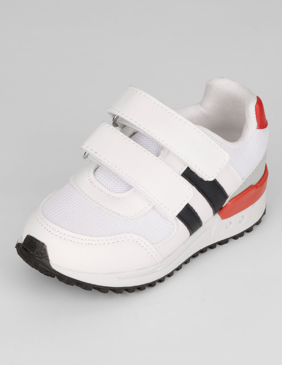 Tenis Kids en Textil – Blanco
