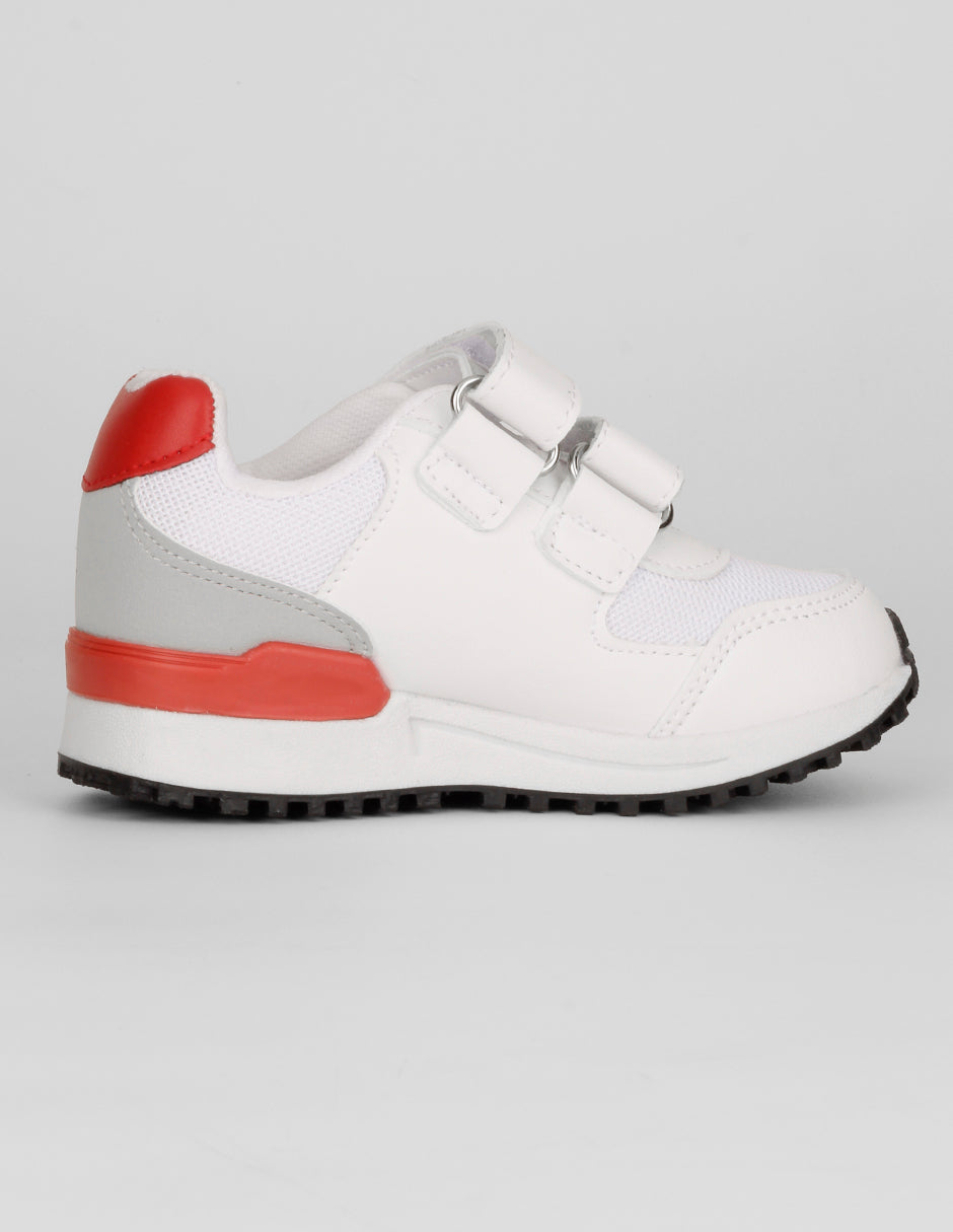 Tenis Kids en Textil – Blanco