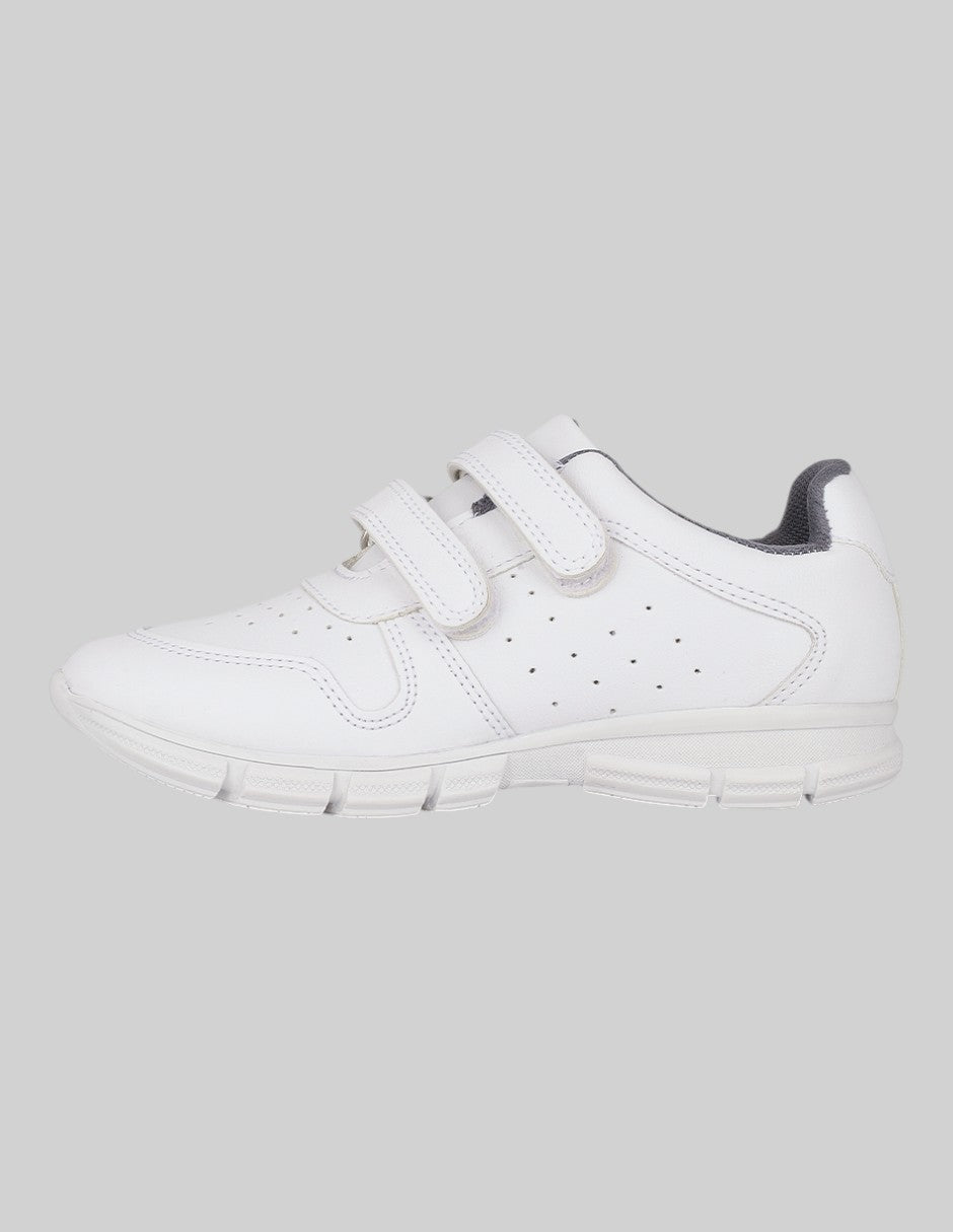 Escolar Exterior Piel vegana Color Blanco Para Niño De RBCOLLECTION