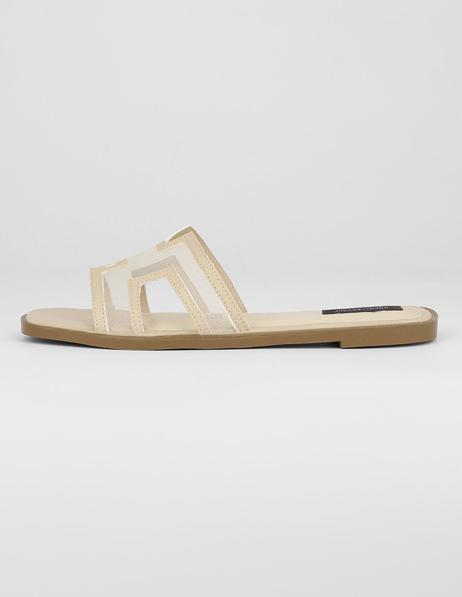 Sandalias de piso Exterior Sintético Color Late Para Mujer De RBCOLLECTION