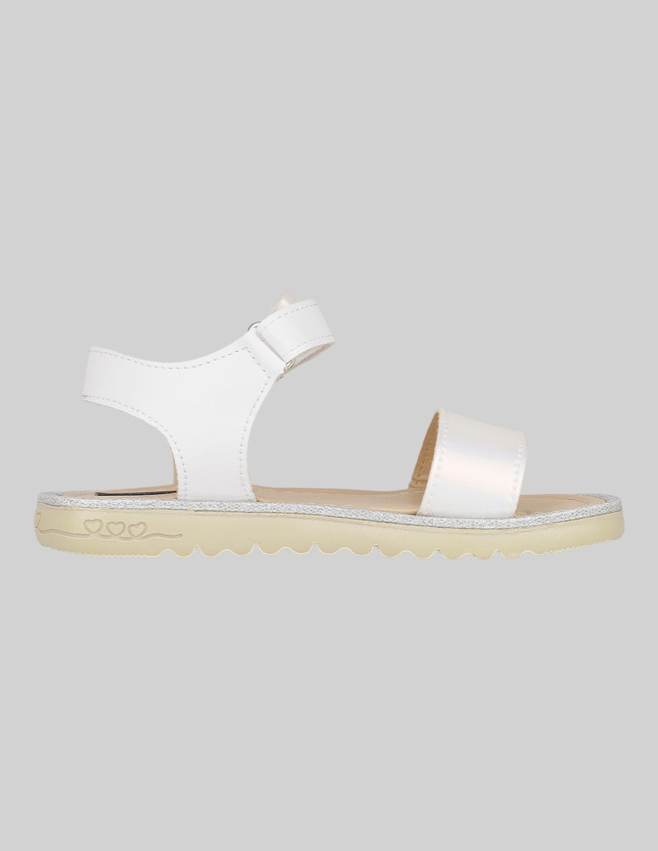 Sandalias Kids en Sintético – Blancos