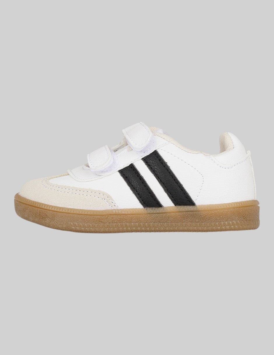 Tenis Exterior Piel vegana Color Blanco Para Niña De RBCOLLECTION