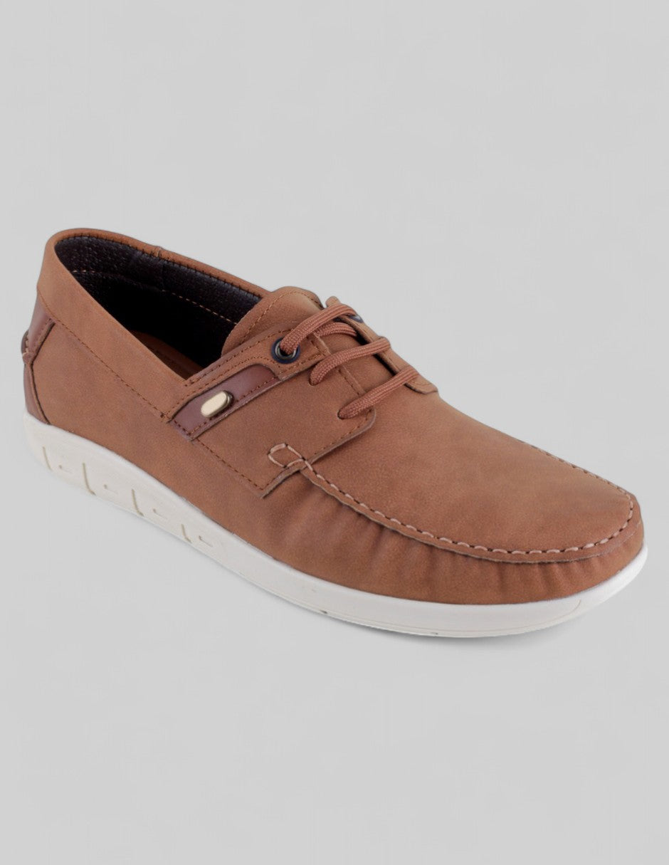 Mocasines Exterior Piel vegana Color Café Para Hombre De RBBASICS