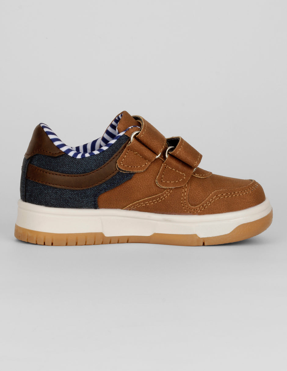 Tenis Kids en Piel vegana – Café