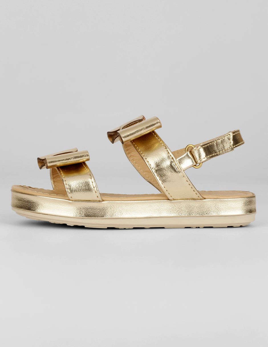 Sandalias Kids en Sintético – Dorado