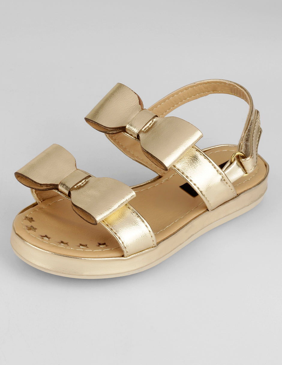 Sandalias Kids en Sintético – Dorado