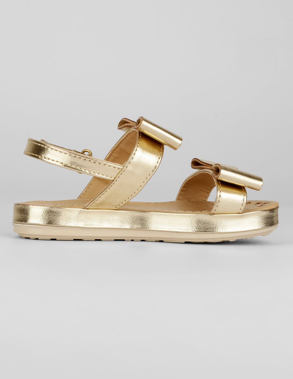 Sandalias Kids en Sintético – Dorado