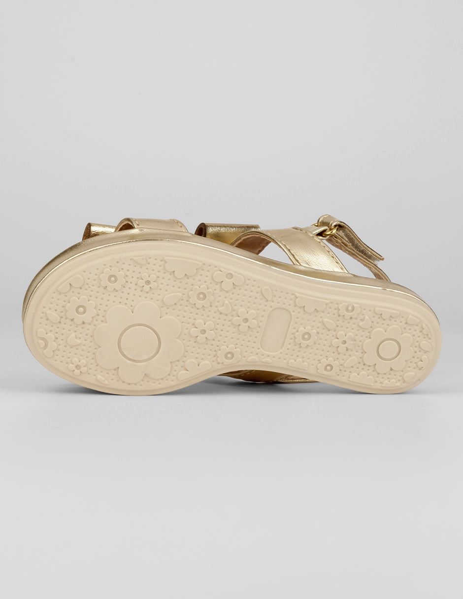 Sandalias Kids en Sintético – Dorado