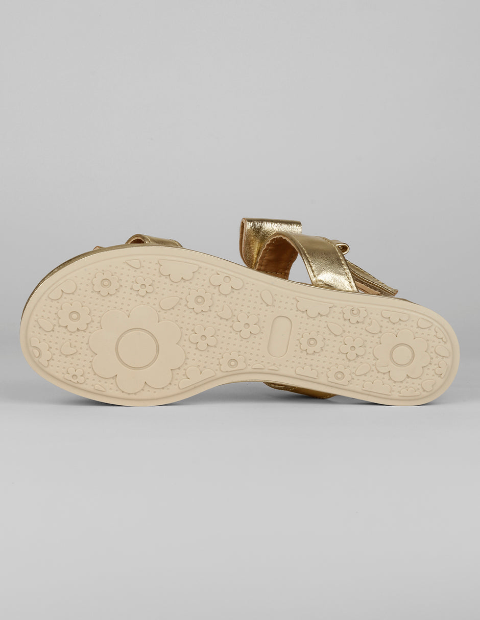 Sandalias Kids en Sintético – Dorado