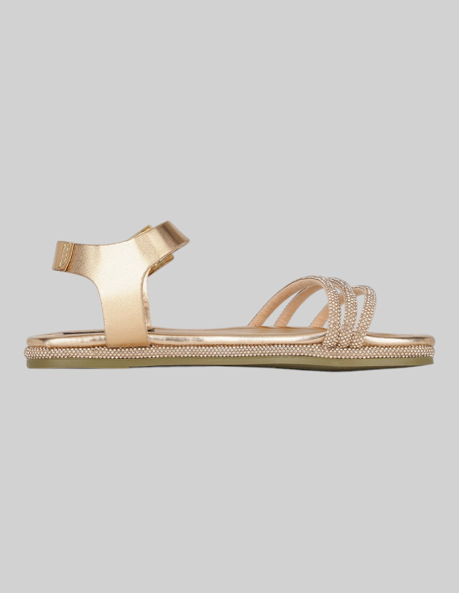 Sandalias Kids en Sintético – Dorados