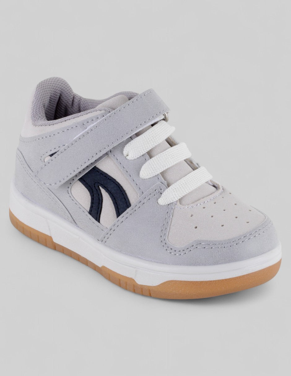 Tenis Kids  en Piel vegana – Beige