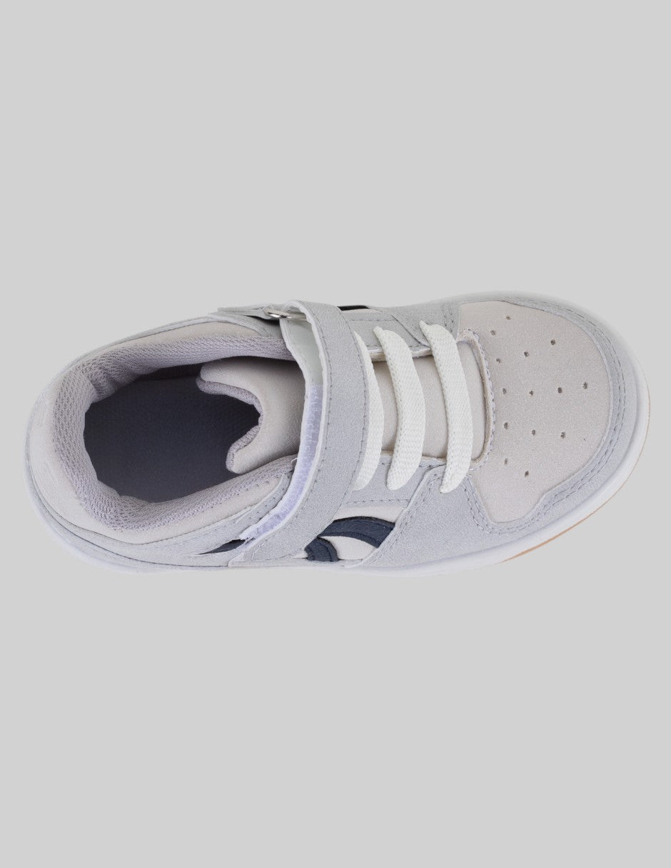 Tenis Kids  en Piel vegana – Beige