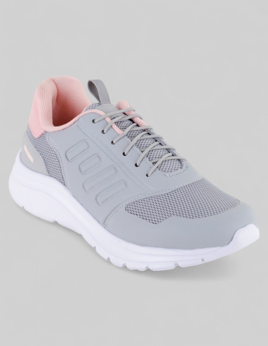 Tenis Kids  en Sintético – Gris