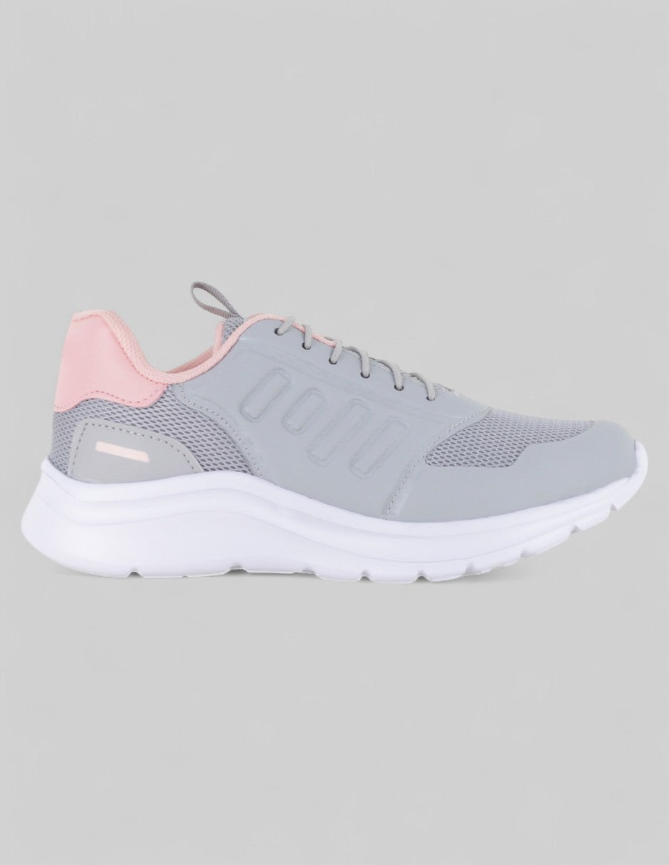 Tenis Kids  en Sintético – Gris