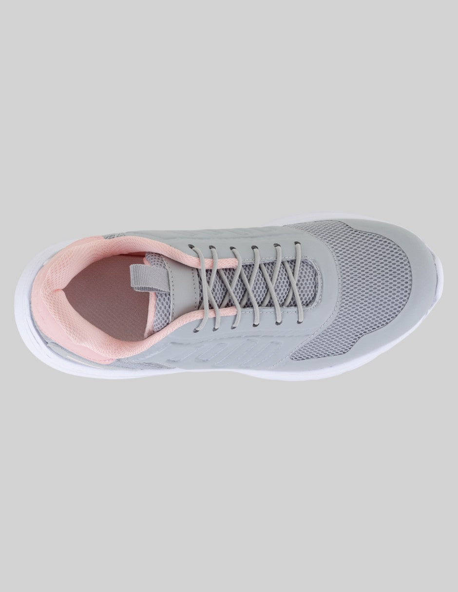 Tenis Kids  en Sintético – Gris